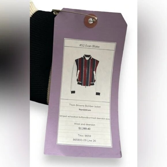 Thom Browne Blouson Jacket from TV’s BATWOMAN! Deerskin leather. GORGEOUS - Picture 2 of 14